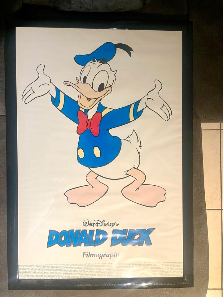 Donald Duck Poster im Bilderrahmen (80x60) in Metelen