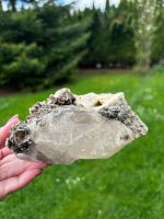 Bergkristall Stufe mit Muskovit Rohstein Mineralien Bayern - Ruderatshofen Vorschau