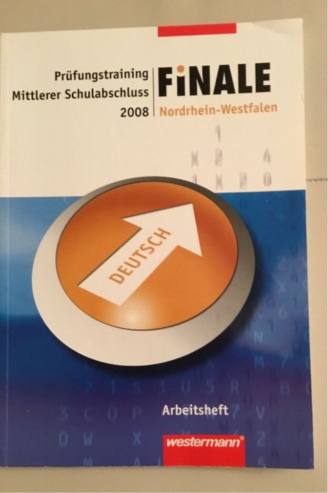 Prüfungstraining Mittlerer Schulabschluss2008Arbeitsheft Westerma in Lüdenscheid