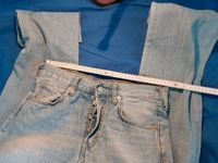 Jeans, 90er, used Look, verwaschen, Knöpfe, weit geschnitten Nordrhein-Westfalen - Troisdorf Vorschau