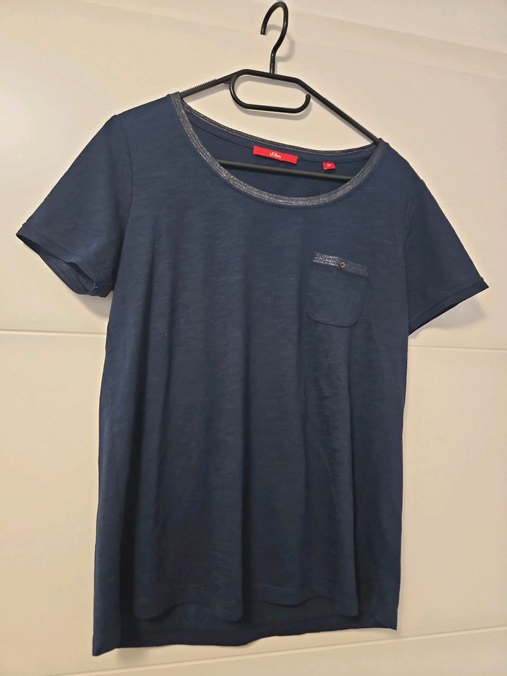 T-Shirt Gr. 38 blau s. Oliver in Wyhl