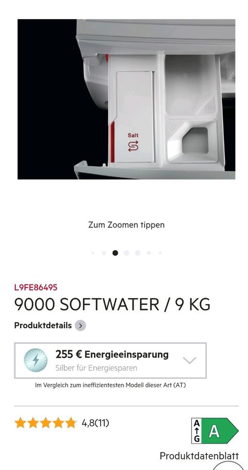 AEG LAVAMAT 9000 Series Soft Water Technology mit Garantie in Potsdam