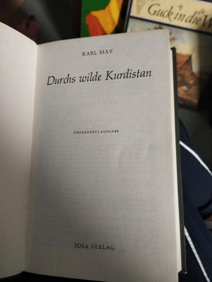 Karl May ,  altes Buch , 1970 in Münchsmünster