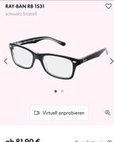 BRILLEN Gestell Ray Ban schwarz Niedersachsen - Sachsenhagen Vorschau