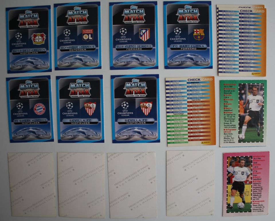 Fussball Karten + Sticker Panini: Bundesliga France WM 1998 2018 in Berlin