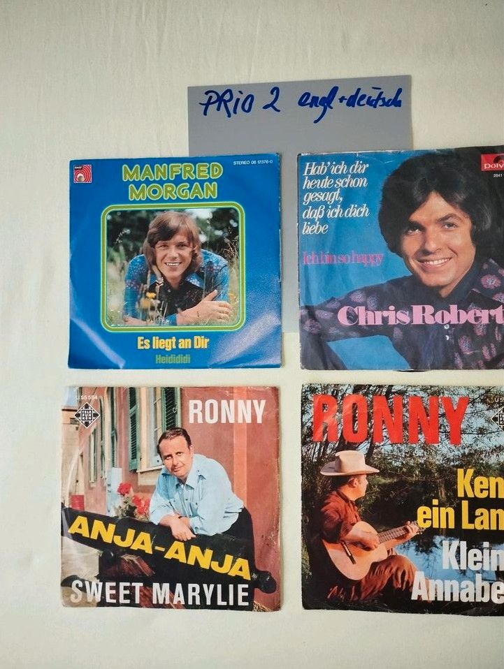 original-Singles mit Bildhülle/auch einzeln/siehe Fotos ab 1,50€ in Mannheim
