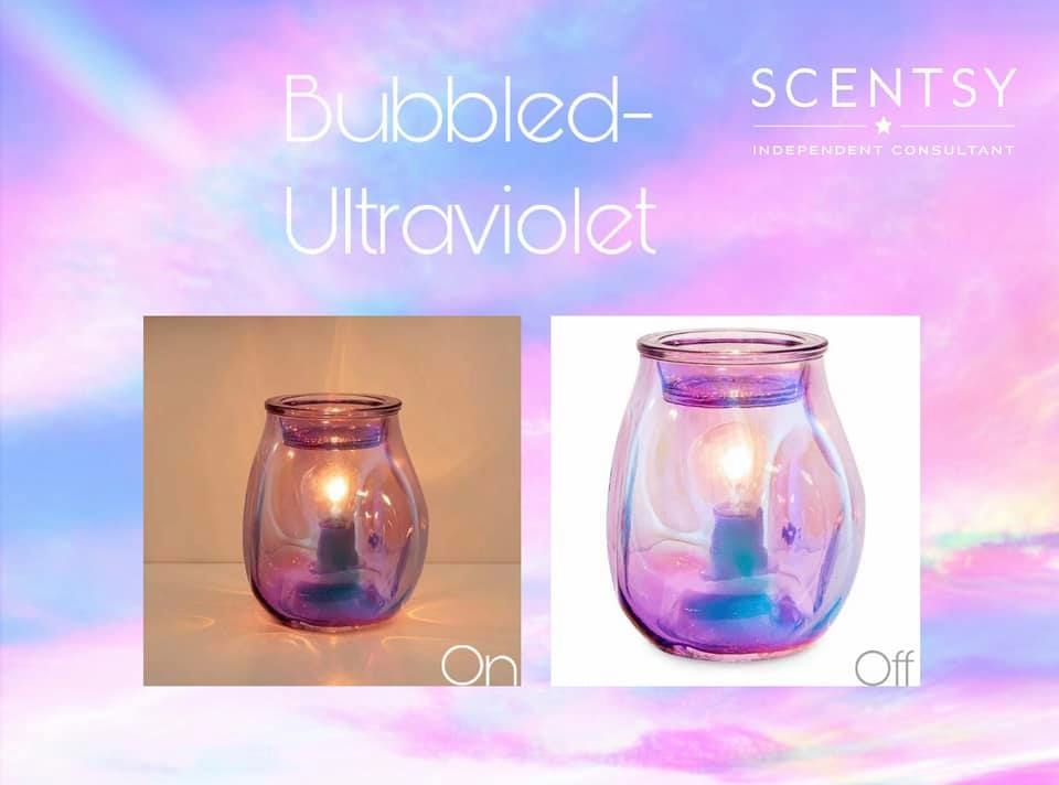 Scentsy Elektrische Duftlampe Bubbled – Ultraviolet neu in Ochsenfurt