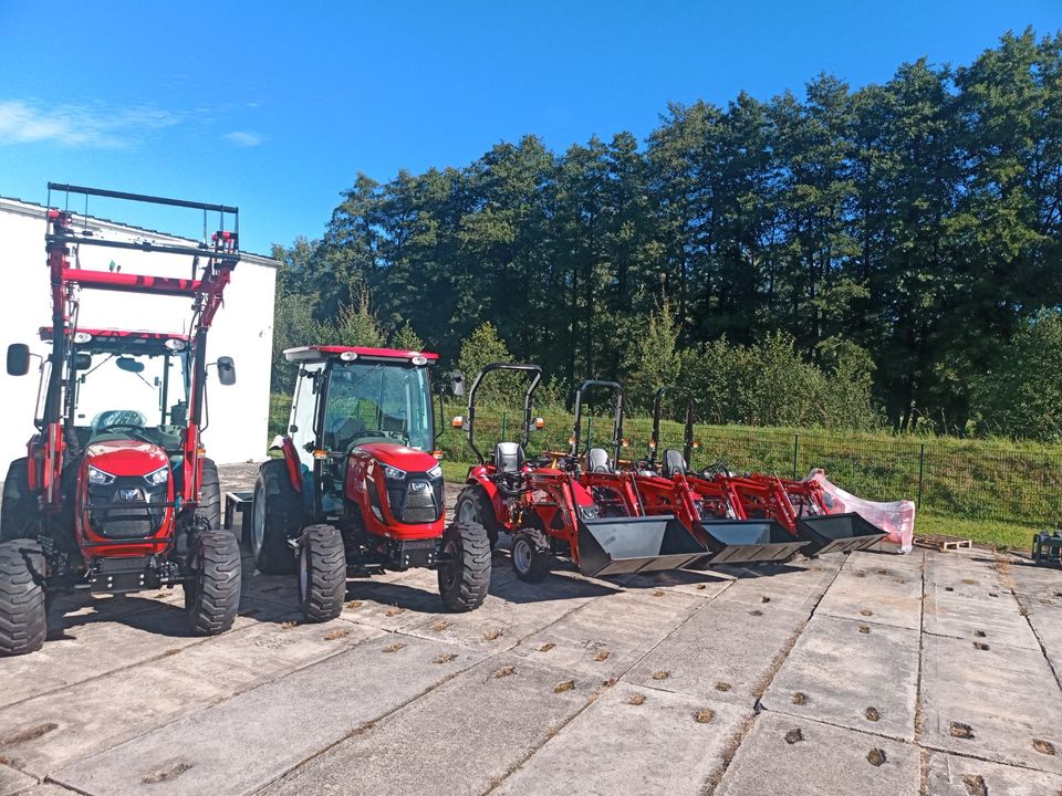 TYM Traktor T 495 ST Kleintraktor Hoflader Winter Dienst in Olbernhau