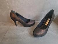Tamaris Pumps High Heels Gold Bronze Braun Niedersachsen - Wedemark Vorschau