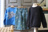 MOLO Baggy Jeans Shorts kurze Hose 128,Petit Bateau Pullover 134 Schleswig-Holstein - Kiel Vorschau