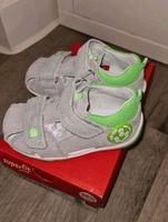 Superfit Sandalen Leder grau grün Fußball NEU Gr. 21 weite M IV Friedrichshain-Kreuzberg - Friedrichshain Vorschau