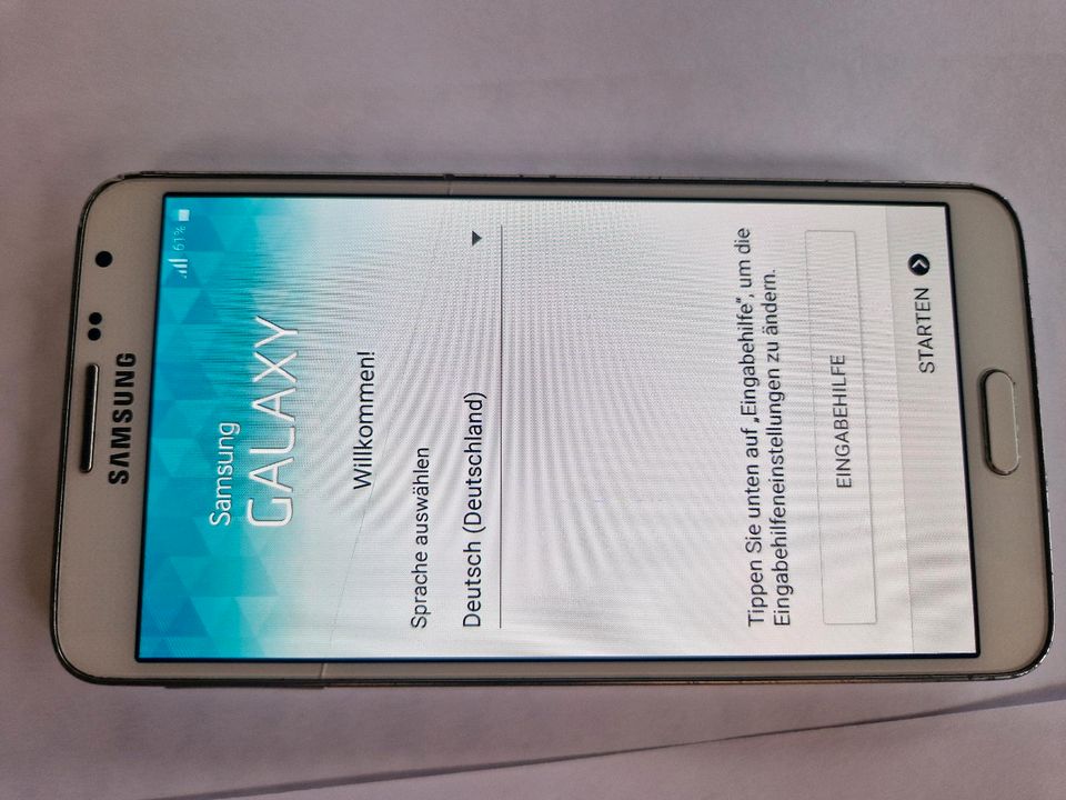 Samsung Galaxy Note 3 Smartphone mit Zubehört Scheibe defekt in Illingen