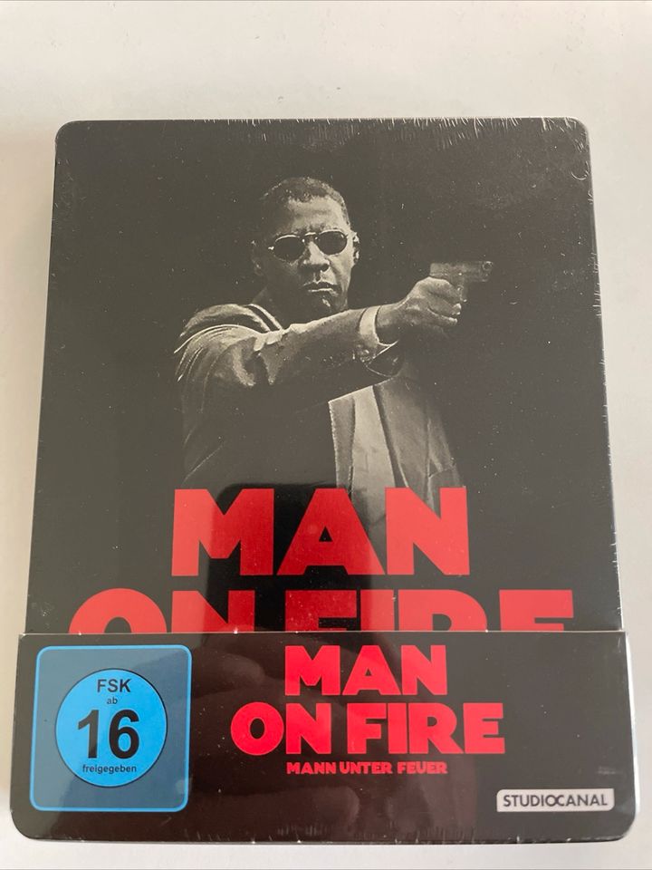 MAN ON FIRE (Mann Unter Feuer) Limited Bluray Steelbook - NEU!! in Rudolstadt