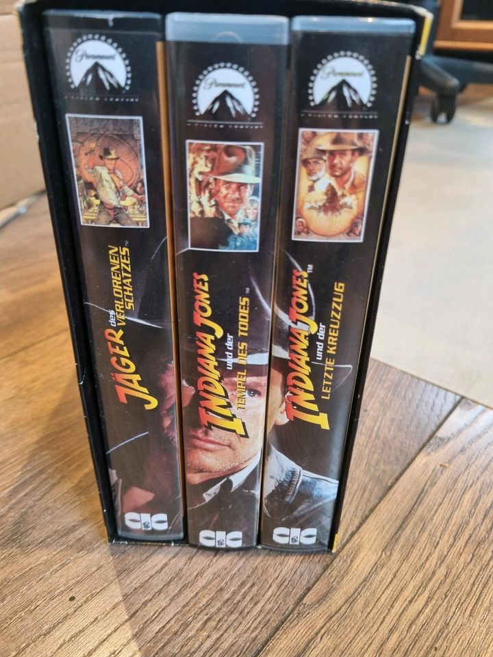 VHS Indiana Jones Triologie in Oberpleichfeld