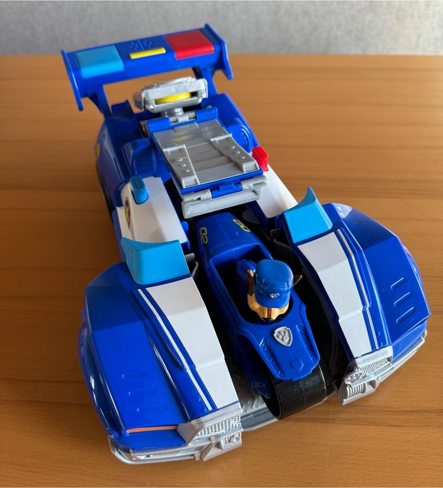 PAW PATROL Chases 2-in-1 Polizeicruiser Motorrad Deluxe in Neu-Anspach