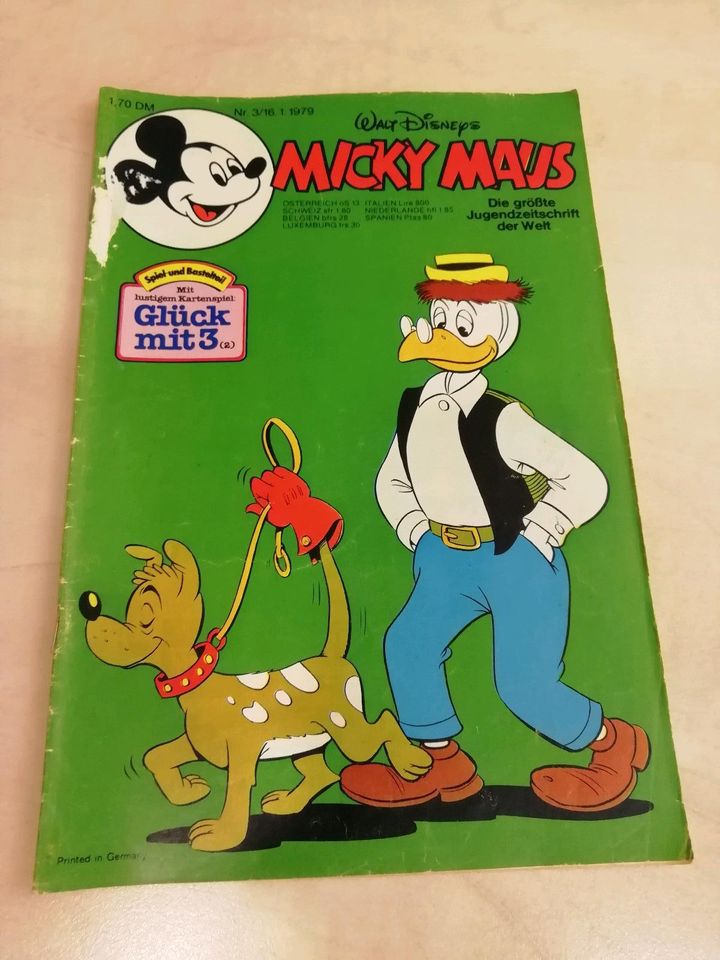 Speicherfund Comic 18 Stück Micky Maus aus 1979 in Rödersheim-Gronau