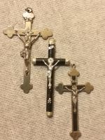 3 kleine Kreuze, Holz, Metall, alt, verschiedene Darstellungen Bayern - Kempten Vorschau