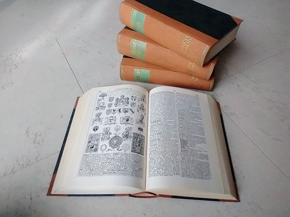 Original Brockhaus "Handbuch des Wissens" in 4 Bänden 1921- 23 in Berlin