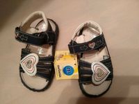 Neue Leder Mädchensandalen Gr. 24 blau mit Glitzerherz Melania Bayern - Ingolstadt Vorschau