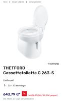 Therford Kasetten Toilette SOG komplettset Neu ! Kiel - Melsdorf Vorschau