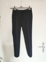 Schwarze elegante Hose Stoffhose gerade 3/4 H&M 34 XS Frankfurt am Main - Innenstadt Vorschau