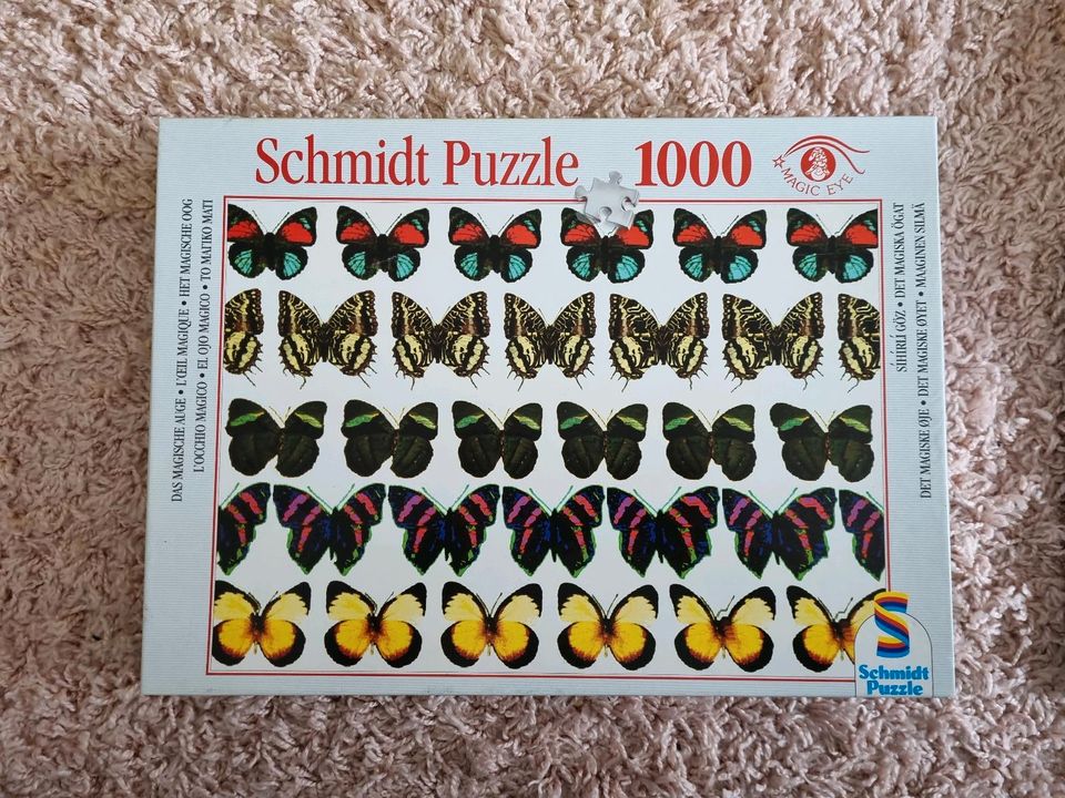 Puzzle 1000 Teile, Schmetterlinge in Neuhof