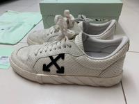 Off White Sneaker Weiß Schwarz 42 Low Vulcanized Calf Leather Saarland - Wadgassen Vorschau