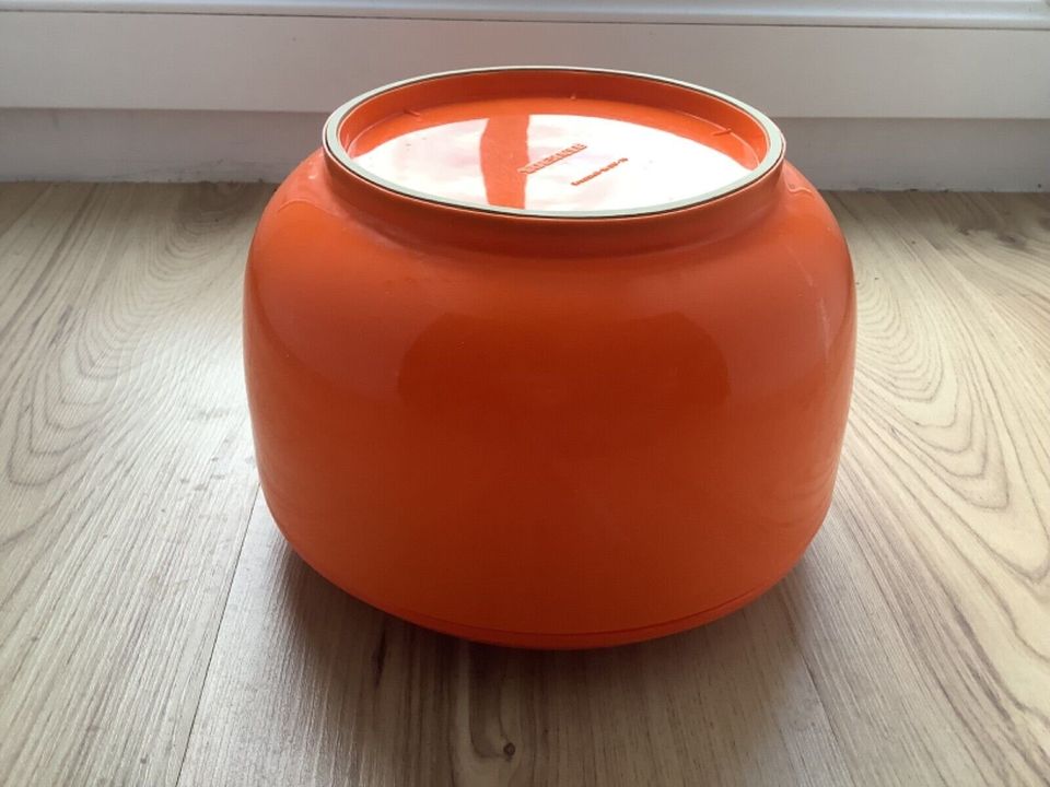 Vintage Küchen-Waage Soehnle 70er orange mit Schüssel Culina 2 in Marktheidenfeld