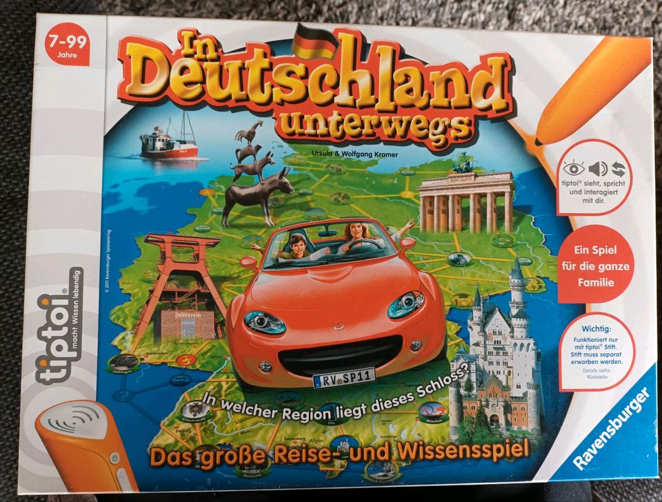 Tiptoi Spiel " In Deutschland unterwegs".  vollstän in Hopsten