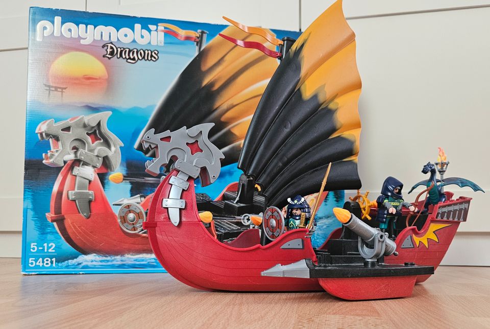 Playmobil Drachenboot Drachen Kampfschiff 5481 in Wetter (Ruhr)