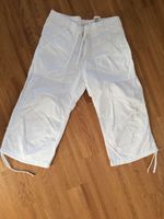 H&M Hose 3/4 Cargo Bermuda Gr S 36 weiss Sommer Baden-Württemberg - Rutesheim   Vorschau