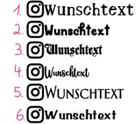 Instagram Auto Aufkleber nach Wunsch Baden-Württemberg - Fridingen an der Donau Vorschau