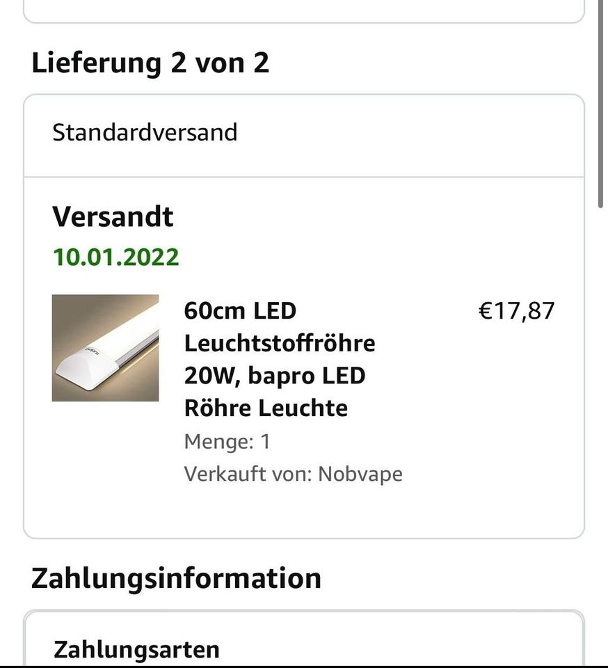 60cm LED Leuchtstoffröhre in Wachtendonk
