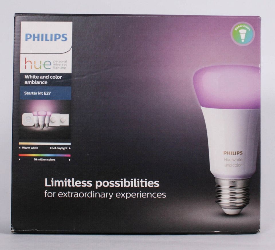 Philips Hue White Color Ambiance E27 LED 3-er Starter Set dimmbar in Mühlacker