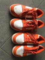 2 Paar Sneaker orange/weiß Gr.38 **Zwillinge** Niedersachsen - Burgdorf Vorschau
