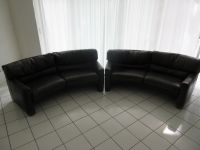 Design Möbel Sofa rund Sofa Couch gebogen Leder heavy robust edel Schleswig-Holstein - Ammersbek Vorschau