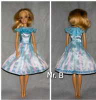 Barbie Puppen Kleid hellblau Prinzessin Ballkleid Cocktailkleid Brandenburg - Perleberg Vorschau