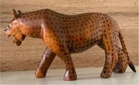 Holzfigur Leopard Pankow - Weissensee Vorschau