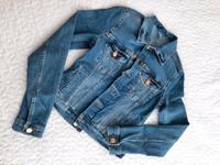 Strechige H&M Damen Mädchen Jeansjacke Gr. XXS - 34 blau rosegold Baden-Württemberg - Weinstadt Vorschau