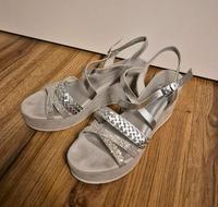 Schuhe von Marco Tozzi silber Bayern - Bad Kötzting Vorschau