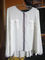 Bluse Hemd Mode Anlass Hochzeit Fest Damen weiß Gr. 46 Niedersachsen - Lehrte Vorschau