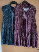 2 Top Blusen von Bodyflirt Bonprix Größe 40/42 schwarz blau pink Nordrhein-Westfalen - Werl Vorschau