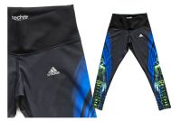 Adidas FW15 Techfit climalite Tights schwarz Alloverprint Gr. XS Hamburg Barmbek - Hamburg Barmbek-Süd  Vorschau