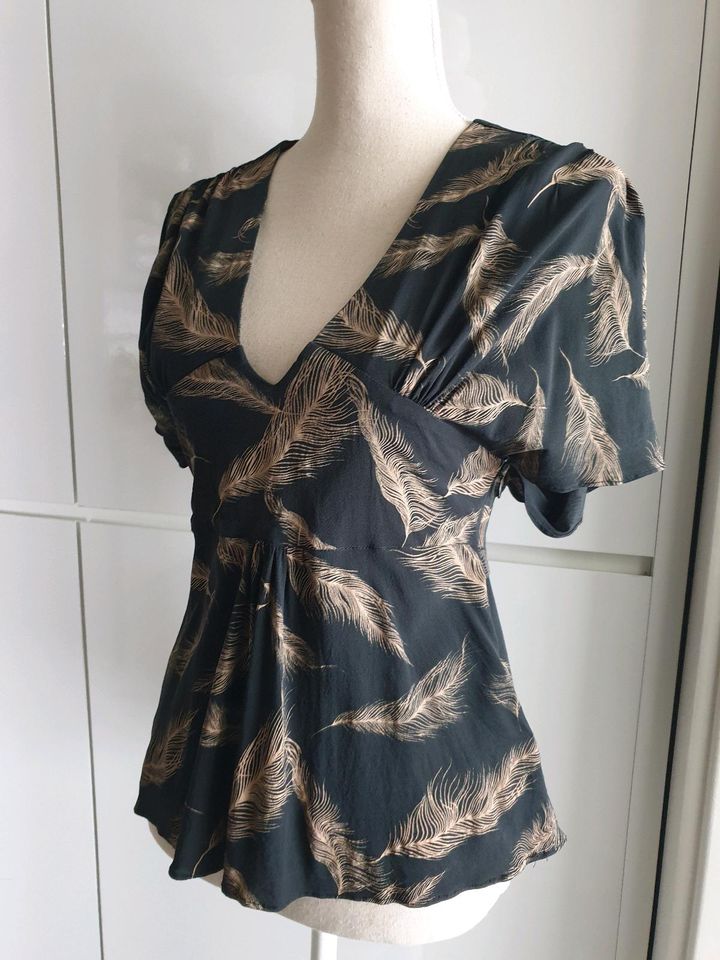 Zimmermann Seide Bluse vintage 34/36 in Bad Kreuznach