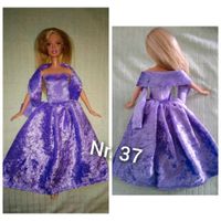 Barbie Puppen Kleid lila Prinzessin Brautkleid Hochzeitskleid Brandenburg - Perleberg Vorschau