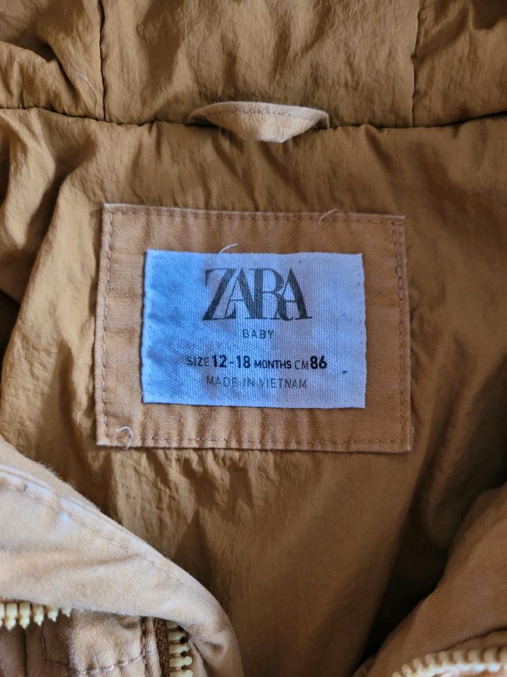 Übergangsjacke Jacke Gr. 86 von Zara ocker Junge in Obertraubling