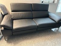 schwarze Leder Designer Couch Global Felipa mit Restgarantie Nordrhein-Westfalen - Kalkar Vorschau