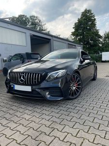 für Mercedes Grill W213 S213 GLANZ CHROM E63 LOOK Kühlergrill Frontgrill