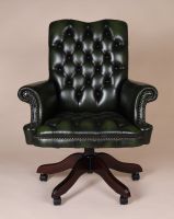 Englische Möbel Chesterfield Woburn Swivel Büro Drehstuhl Leder Brandenburg - Potsdam Vorschau