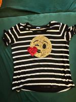 Shirt Emoji Größe 44/46 Pailetten Thüringen - Gotha Vorschau